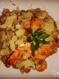 Risotto de Camarão e Cogumelos