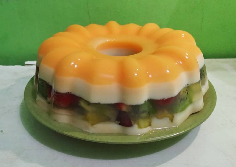 Puding buah nutrijell