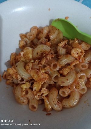 Foto resep 84. MakLor (makaroni telor)