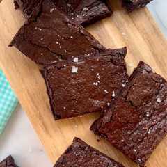 Una foto de Brownies de cacao sin lácteos