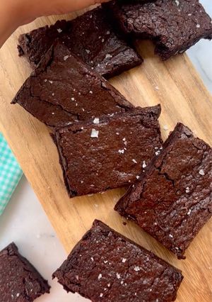 Una foto de Brownies de cacao sin lácteos