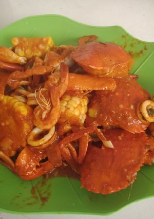 Foto resep Mix seafood saus padang