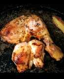 Pollo al horno con mostaza