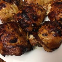 A picture of Honey garlic chicken.