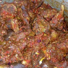 A picture of Pepper goat.