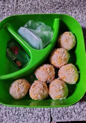 Foto resep Nasi kepal telur mayo (jumeokbap)