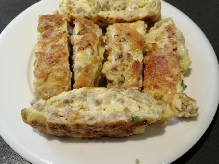 Easy Steps Make Recipes Egg with Pork the Can Spoil the Tongue Tasty.