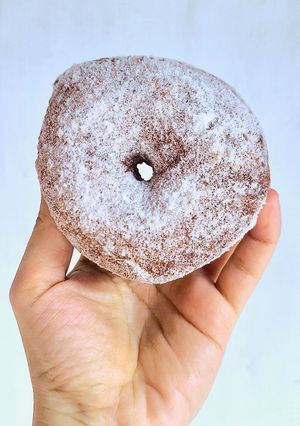 Foto resep Donat Sourdough Ubi Ungu