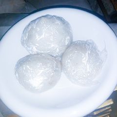 Pounded yam A picture of Pounded yam.
