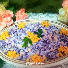 سلطة الملفوف الأحمر بالذرة-レシピのメイン写真
