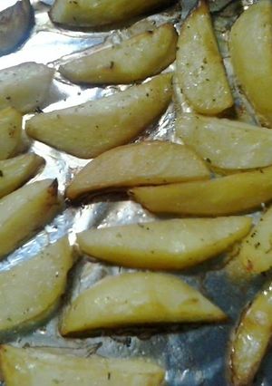 Una foto de Papas al horno súper doradas
