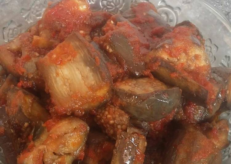 Bumbu Sambal Terong Balado | Cara Bikin Sambal Terong Balado Yang Bisa Manjain Lidah