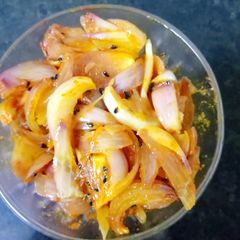 A picture of Onion pickle.