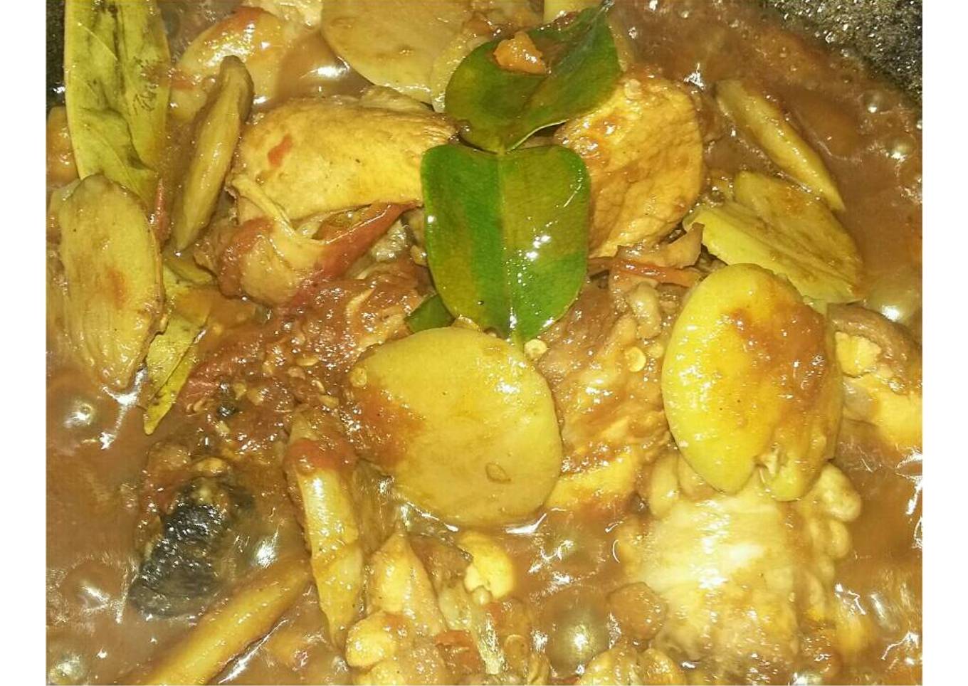Balado Ayam with Jengkol