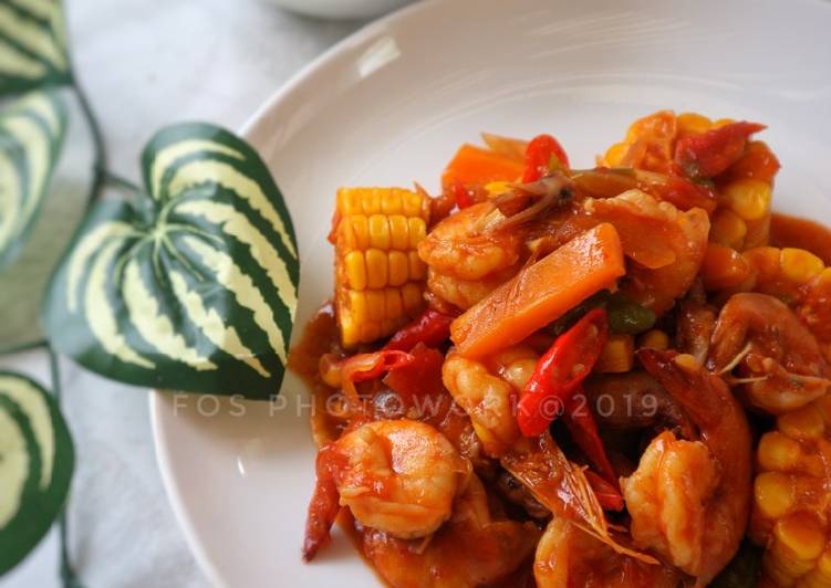 Resep Seafood Saus Padang Lezat