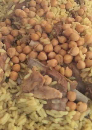 صورة لوصفة الرز باللحم