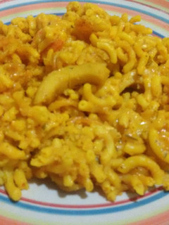 Una foto de Fideuá con calamares y langostinos con Thermomix