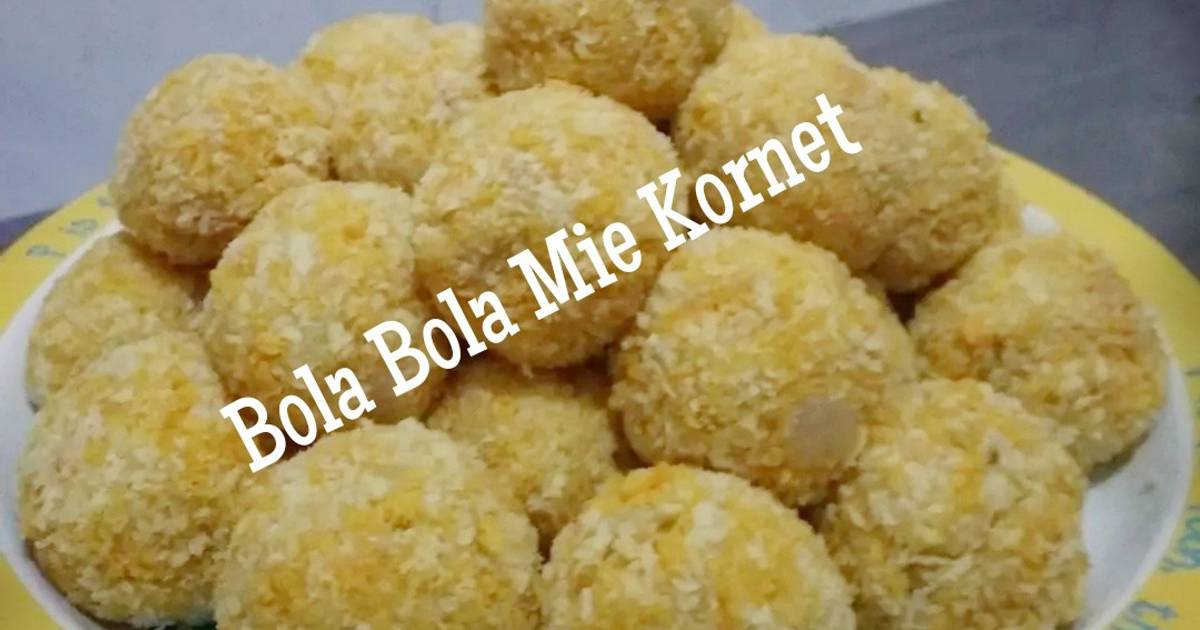 Resep 719 Bolabola Mie Kornet (meal Prep Cemilan) Paling Mudah dan Enak