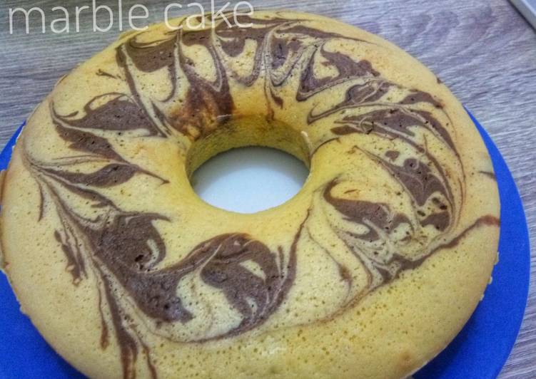 Resep Marble cake jadul pak sahak Anti Gagal