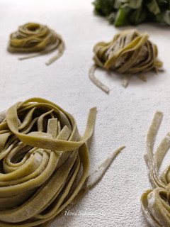 Foto resep Mie Bayam Homemade