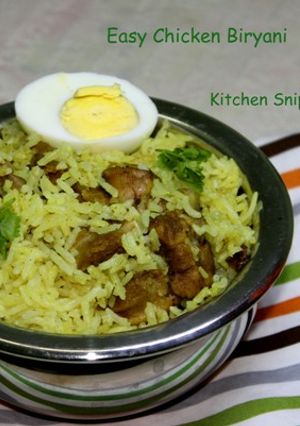 A picture of Easy Chicken Biryani.