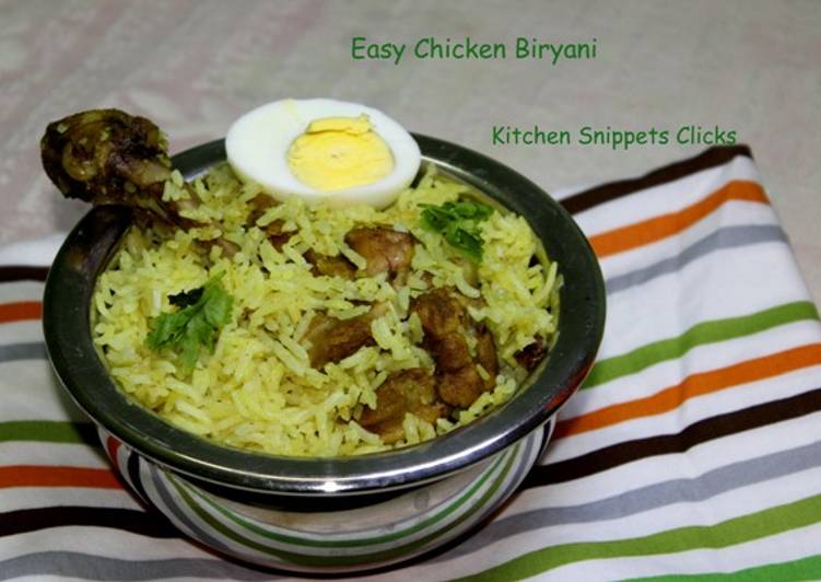 Recipe of Appetizing Easy Chicken Biryani