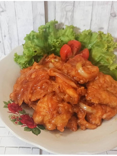Foto resep Ayam asam manis sederhana ala restoran