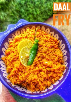 A picture of Daal fry without tomatoes.