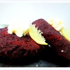A picture of Baked Beetroot Cutlets.