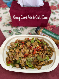 Foto resep Oseng Cumi Asin dan Otak-Otak Ikan
