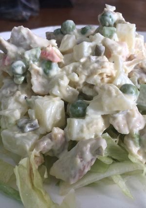 Una foto de Ensalada de pollo a la Sonorense