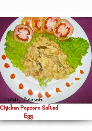 Foto resep Chicken Popcorn Salted Egg