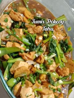 Foto resep Tumis Pokcoy Tahu