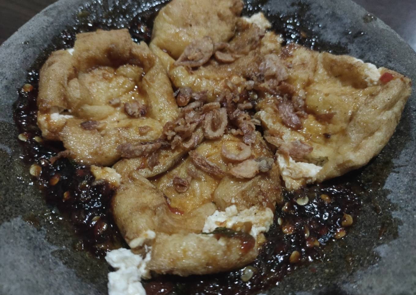 🌷Tahu penyet sambel kecap🌷