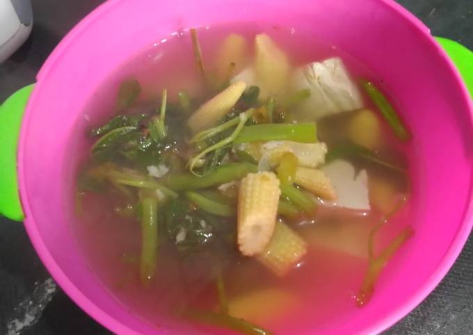 Langkah Mudah untuk Menyiapkan Tahu kangngkung rebus pedas wangi, Enak Banget