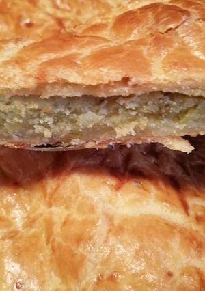 Une photo de Galette frangipane à la pistache