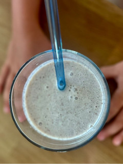 Una foto de Batido de galletas de verano con chocobons