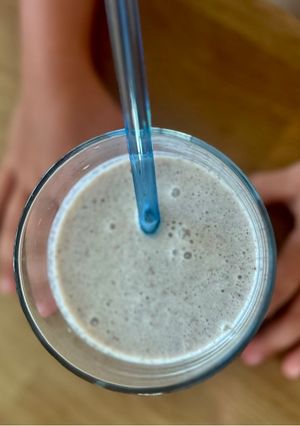 Una foto de Batido de galletas de verano con chocobons