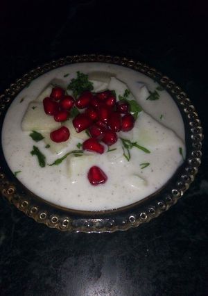 A picture of Pineapple Raita.