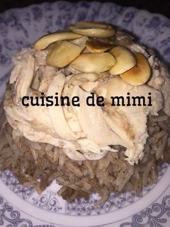 صورة لوصفة رز باللحمة على دجاح(رز شرقي)