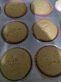Cupcake de avena y vainilla