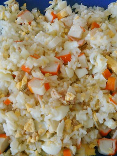 Una foto de Ensalada fría de arroz sin gluten