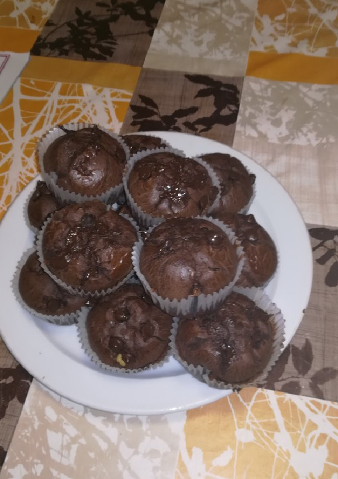 Una foto de Magdalenas de chocolate sin azúcar apta para diabéticos