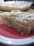 Tarta de manzanas con sémola
