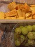 Mango y uvas con Tajín 🌶