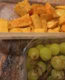 Mango y uvas con Tajín 🌶