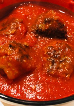 Una foto de Albóndigas al Pomodoro