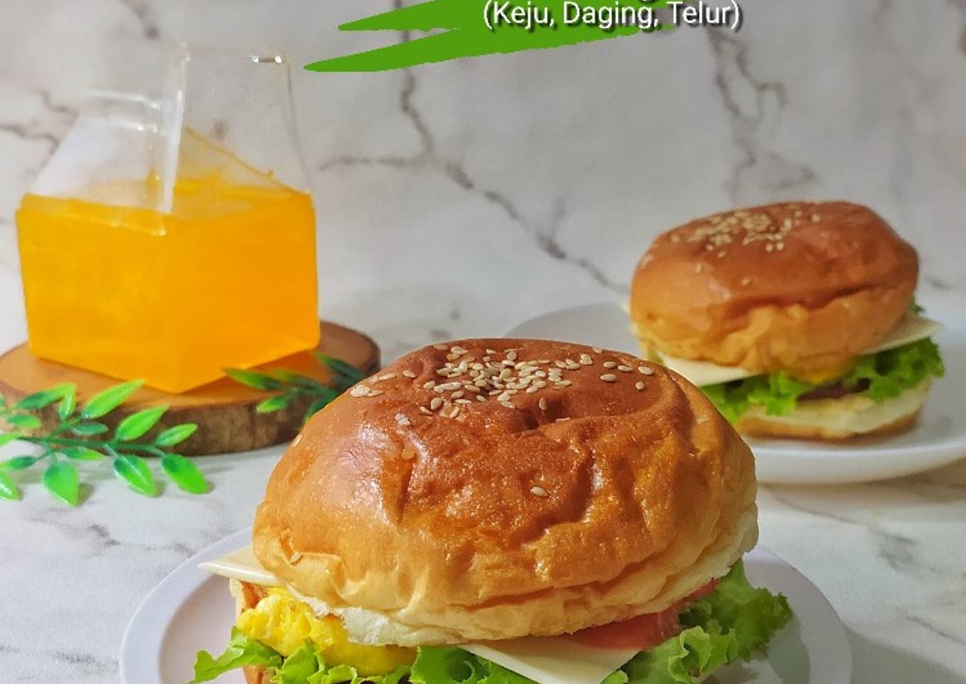 Burger (Keju, Daging, Telur)