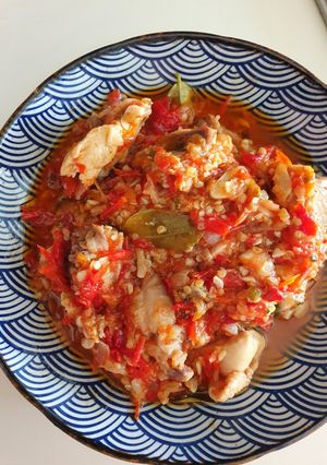 Foto resep Ayam Sambal Merah