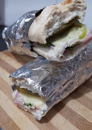 Una foto de Sándwich en Baguette